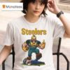 Battle Mascots Pittsburgh Slers Beat New England Patriots T Shirt