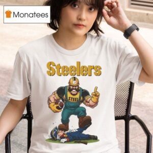 Battle Mascots Pittsburgh Slers Beat New England Patriots T Shirt