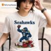 Battle Mascots Seattle Seahawks Beat Arizona Cardinals T Shirt
