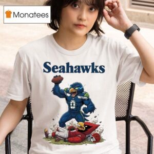 Battle Mascots Seattle Seahawks Beat Arizona Cardinals T Shirt