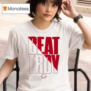 Beat Troy South Alabama Jaguars Logo T Shirt