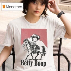 Betty Boop Riding Horse Marlboro Cigarettes T Shirt
