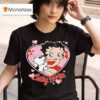 Bettyboop With Dog In Hear T Shirt
