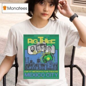 Big Thief Double Infinity Teatro Metropolitan Oct Mexico City T Shirt