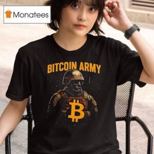 Bitcoin Army Logo T Shirt