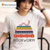 Bookworm Holiday Christmas T Shirt