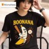 Boonana Baseball Funny Halloween Ghost Spooky Banana Costume T Shirt