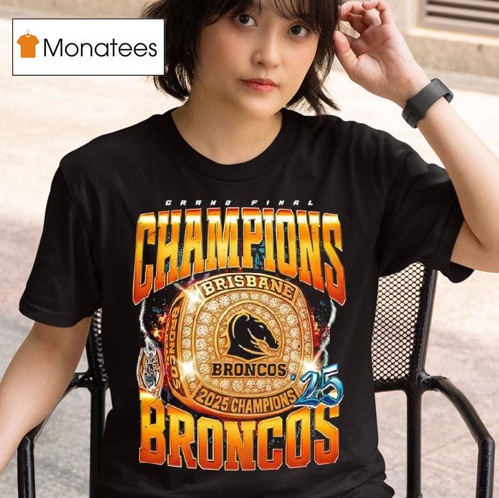 Brisbane Broncos Nrl Ring T Shirt