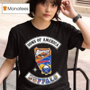Buffalo Bandits Buffalo Bills And Buffalo Sabres Logo Maps Sons Of America Buffalo T Shirt