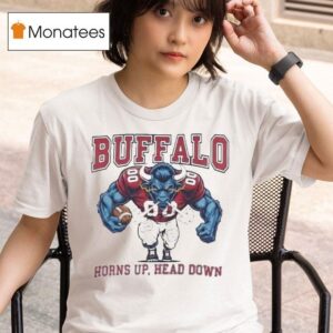 Buffalo Bills Horns Up Head Down Masco T Shirt