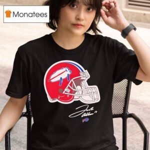 Buffalo Bills New Era Billustration Helme T Shirt