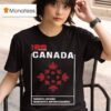 Canada Fifa World Cup Host Graphic T Shirt
