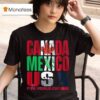 Canna Mexico Usa Fifa World Cup Host Graphic T Shirt