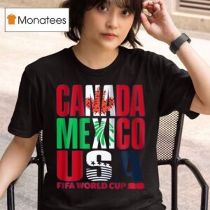Canna Mexico Usa Fifa World Cup Host Graphic T Shirt