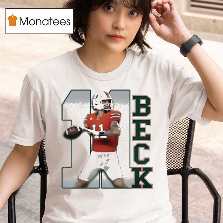  Carson Beck  Miami Hurricanes Players T Shirt