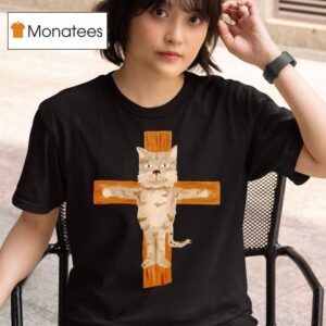 Cat Crucified T Shirt