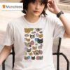 Cat Emoticons Graphic T Shirt