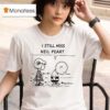 Charlie Brown And Lucy The Peanuts I Still Miss Neil Pear T Shirt