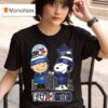 Charlie Brown And Snoopy X Toronto Blue Jays Mlb Skyline T Shirt