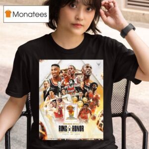 Chicago Bulls Ring Of Honor Class Will Be Recognized During Halftime Of Game Vs Golden State T Shirt