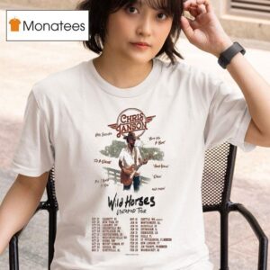 Chris Janson Wild Horses Untamed Tour Dates T Shirt