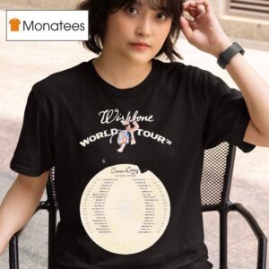 Conan Gray Wishbone World Tour With Esha Tewari Dates T Shirt
