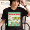 Cookie Run Kingdom Papa Johns T Shirt