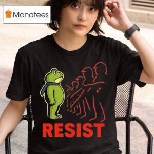 Courage Vs Power Protest Portland Frog Resist Retro T Shirt