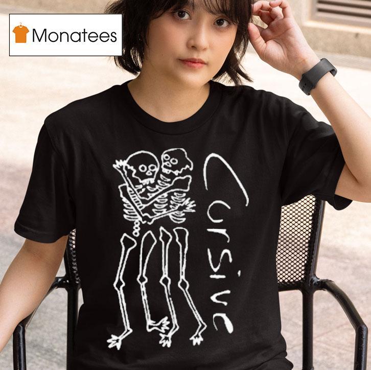 Cursive Bones T Shirt