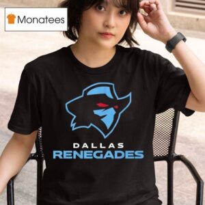 Dallas Renegades Lockup Logo T Shirt