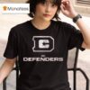 Dc Defenders Lockup Logo T Shirt
