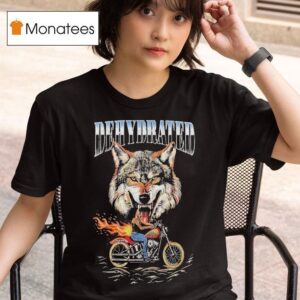 Dehydrated Harley Davidson Motorcycle Motor Wolf T Shirt