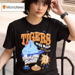 Detroit Tigers Ice Cream Parlor Foundation Blue Moon Fresh From Detroit Since T Shirt
