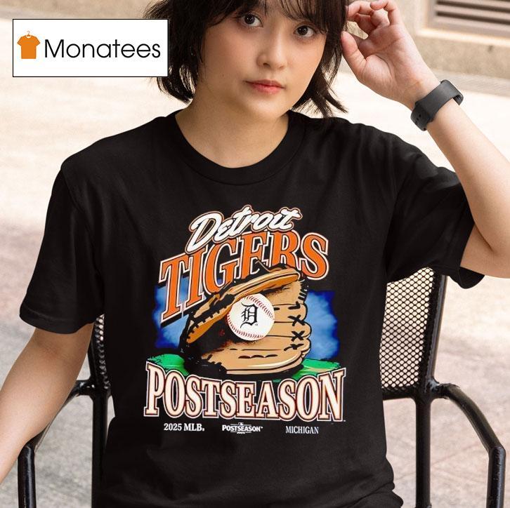 Detroit Tigers Mlb Postseason T Shirt