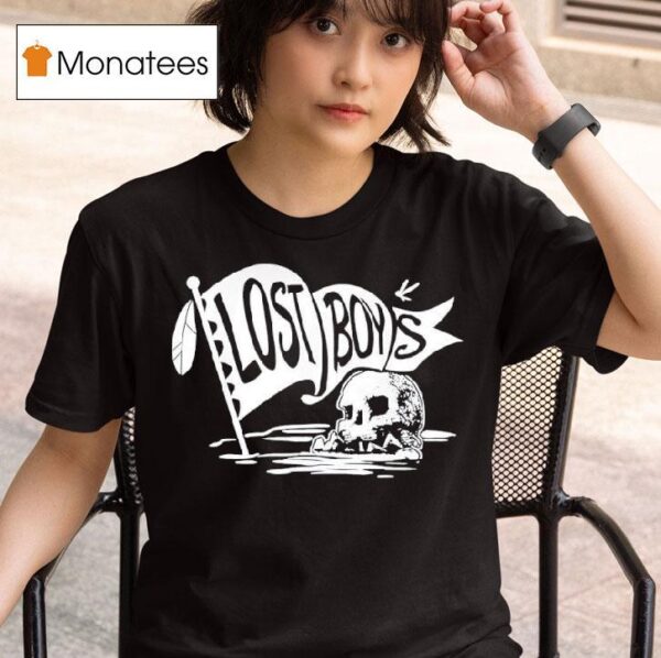 Disney Peter Pan The Lost Boys Skull Clan Banner T Shirt