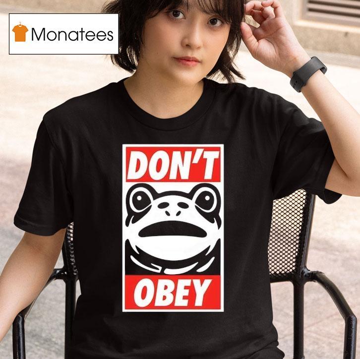 Don T Obey Portland Frog New T Shirt
