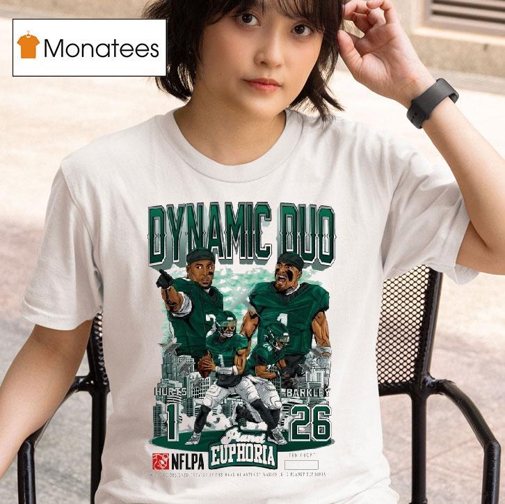 Dynamic Duos Hurts Barkley Philadelphia Eagles Nflpa T Shirt