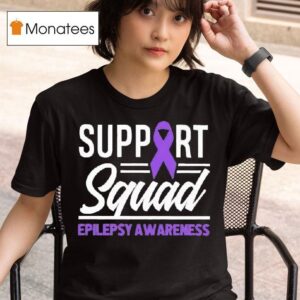 Epilepsy Awareness Support Squad T Shirt