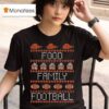 Food Family Football Cross Stitch T Shirt