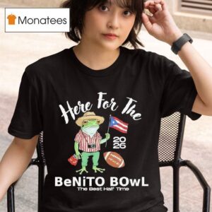 Frog Here For The Benito Bowl The Best Half Time T Shirt