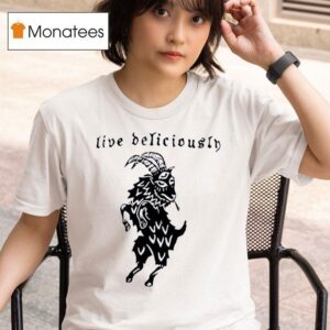 Goat Devil Live Deliciously T Shirt