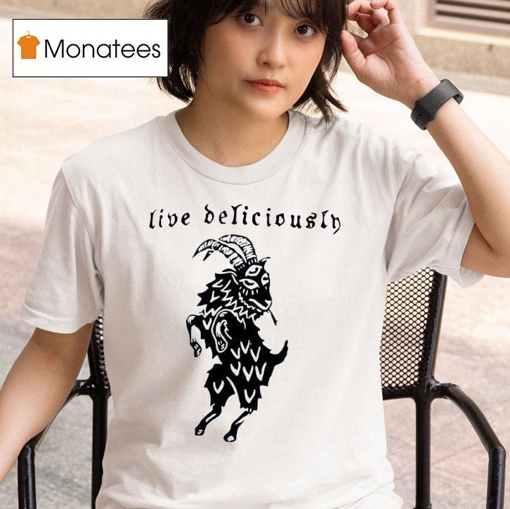 Goat Devil Live Deliciously T Shirt