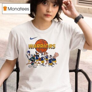 Golden State Warriors X Space Jam T Shirt