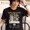Green Bay Packers Legends Players Signatures T Shirt