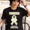 Green Bay Packers Salute To Service T Shirt