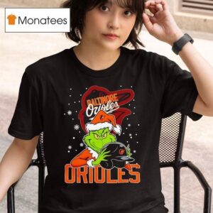 Grinch Baltimore Orioles Baseball Christmas T Shirt