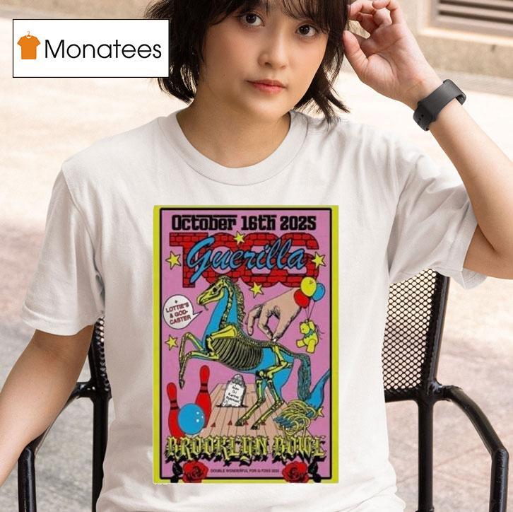 Guerilla Toss Lottie S And God Caster Oct Brooklyn Bowl T Shirt