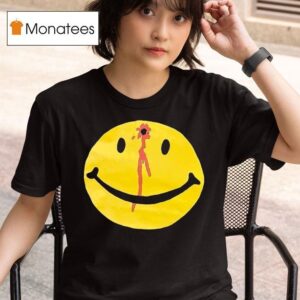 Gun Shot Smiley Face T Shirt