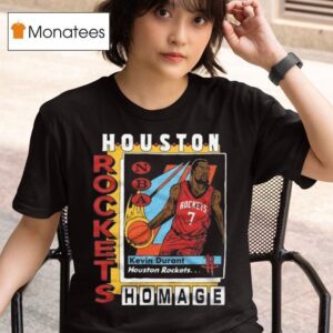 Houston Rockets Trading Card Kevin Duran T Shirt