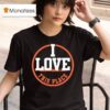 I Love This Place Athlete Logo T Shirt